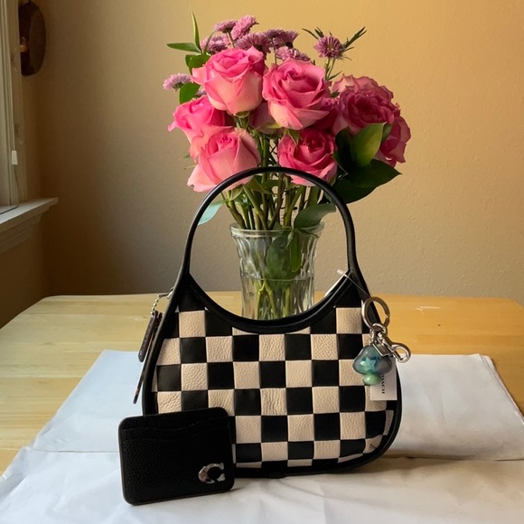 ๐ค๐๐ค COACH COACHTOPIA ERGO SHOULDER BAG WITH CHECKERBOARD PRINT ๐ค๐๐ค NWT - Picture 13 of 16